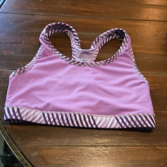 Champion Purple Striped Sports Bra #847 - Picture 6 of 8
